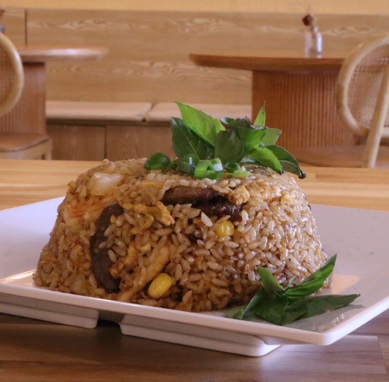 Hibachi fried rice from Zimo Bakery & Cafe